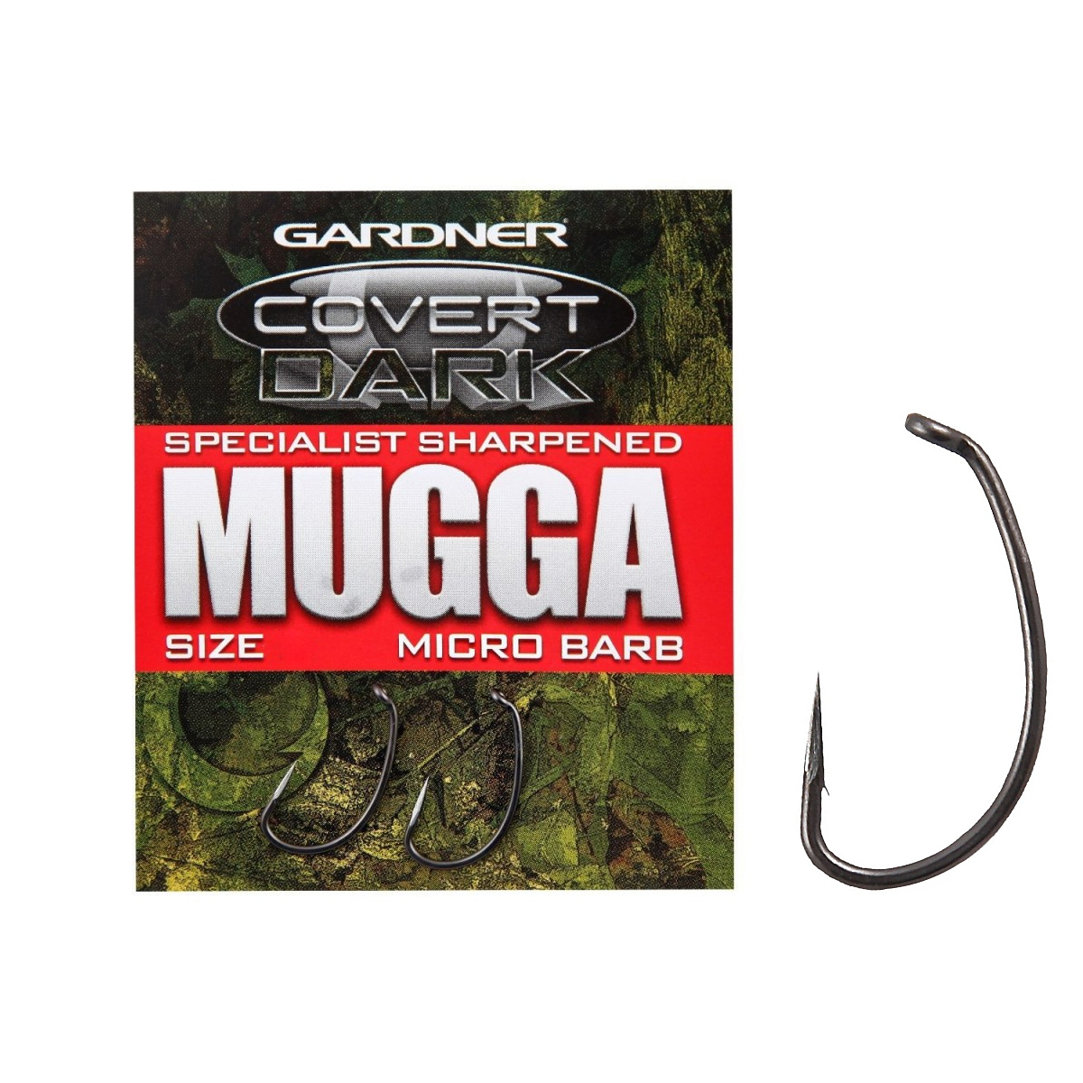 Крючки Gardner Sarpened Dark Mugga №4 ручная заточка