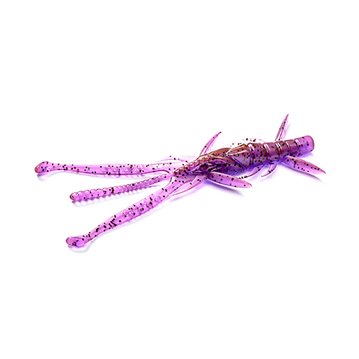Силикон FishUp Shrimp 4.5" 7pc #016 Lox/Green & Black