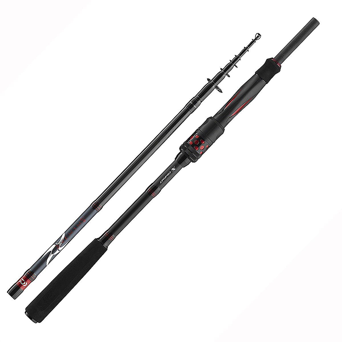 Спиннинг телескоп. Daiwa 24 Ninja X-Compact Spin 2.45m 15-50g
