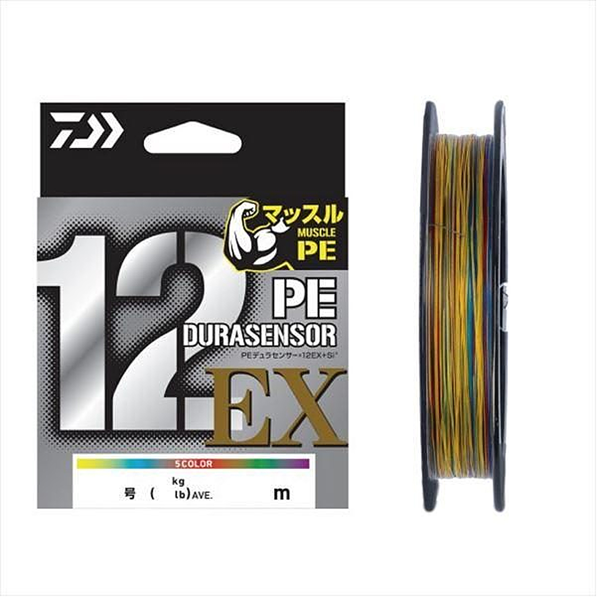 Шнур Daiwa UVF PE Dura Sensor 12EX+Si3 5C 100m 53kg 0.470mm #8.0