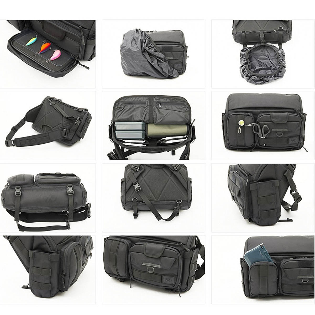 Сумка Daiwa HG Messenger Bag (C) Gray Orange фото 4