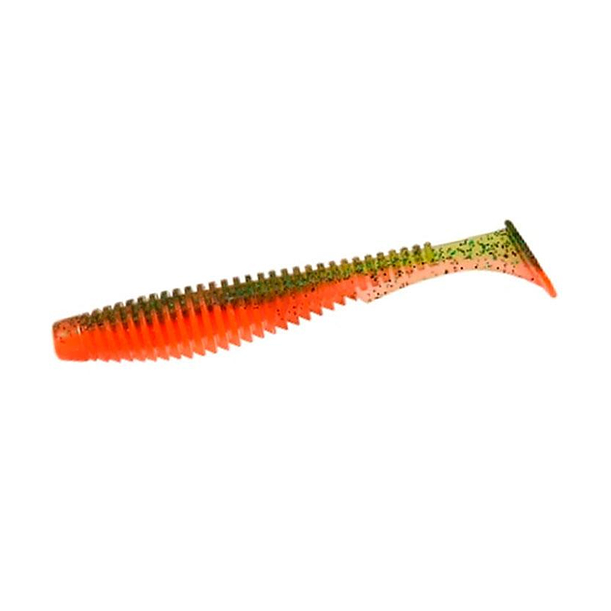 Силикон FishUp U-Shad 3.5" 8pc #205 Watermelon/Flo Orange