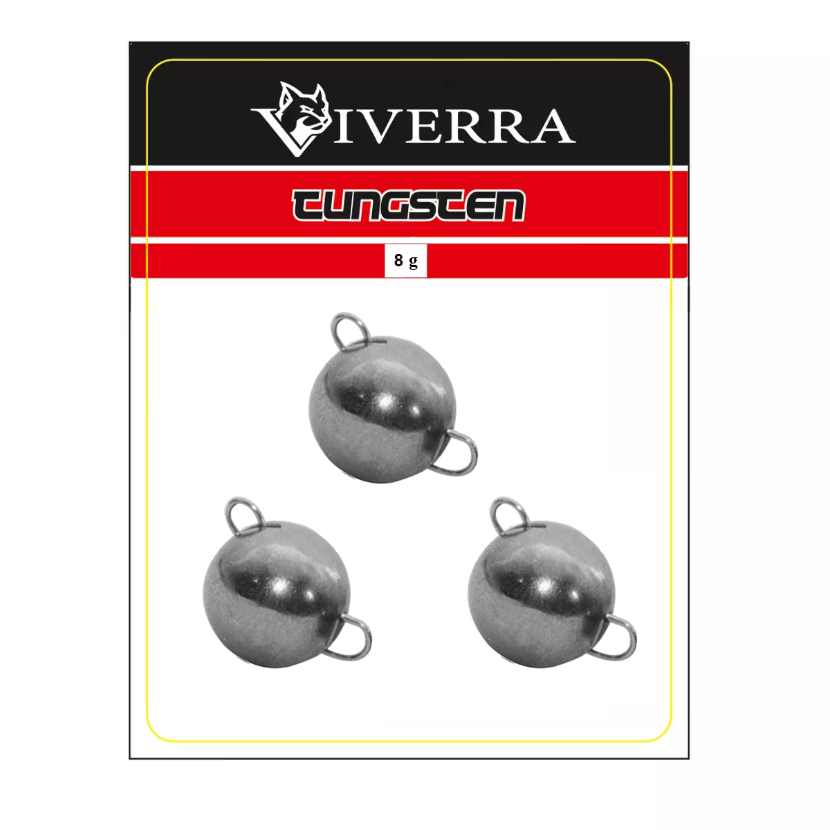 Розбірна вольфрамова чебурашка Viverra 8g Natural (3шт)