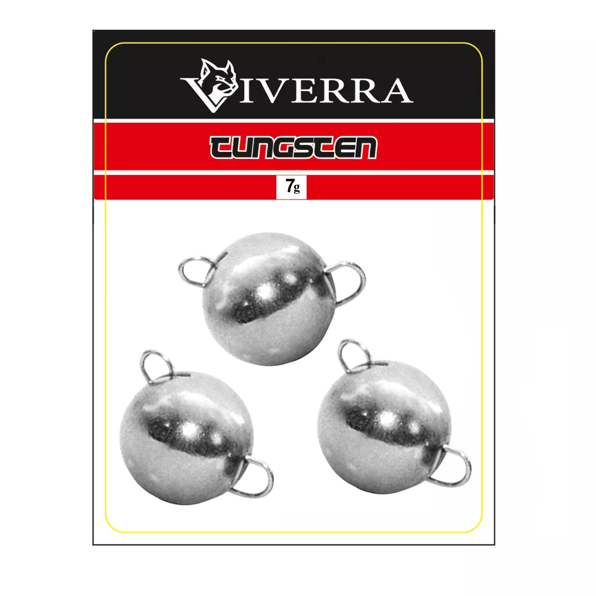 Розбірна вольфрамова чебурашка Viverra 7g Electroplated silver (3шт)