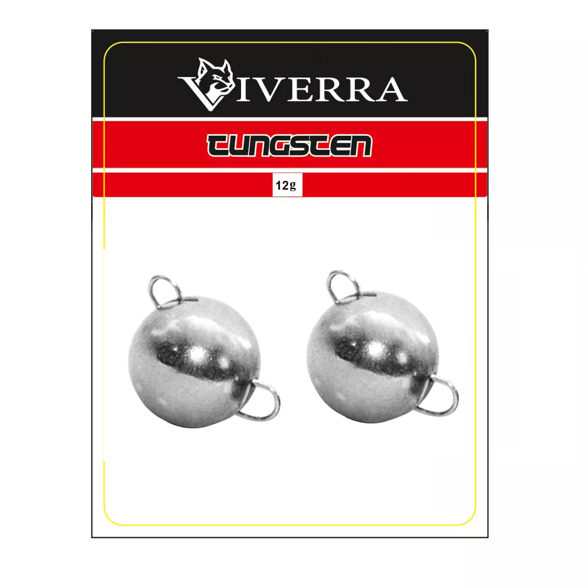 Розбірна вольфрамова чебурашка Viverra 12g Electroplated silver (2шт)