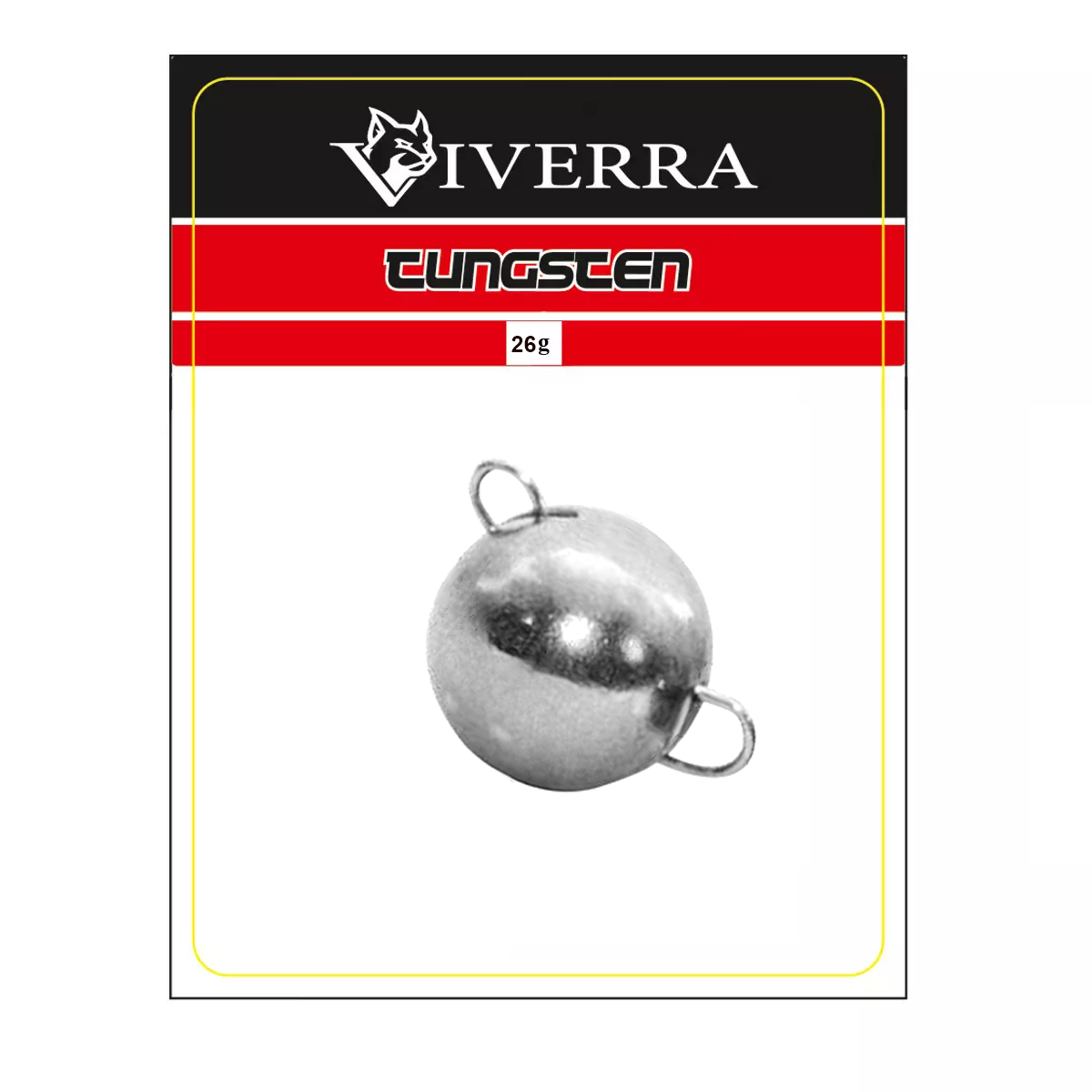 Розбірна вольфрамова чебурашка Viverra 26g Electroplated silver (1шт)