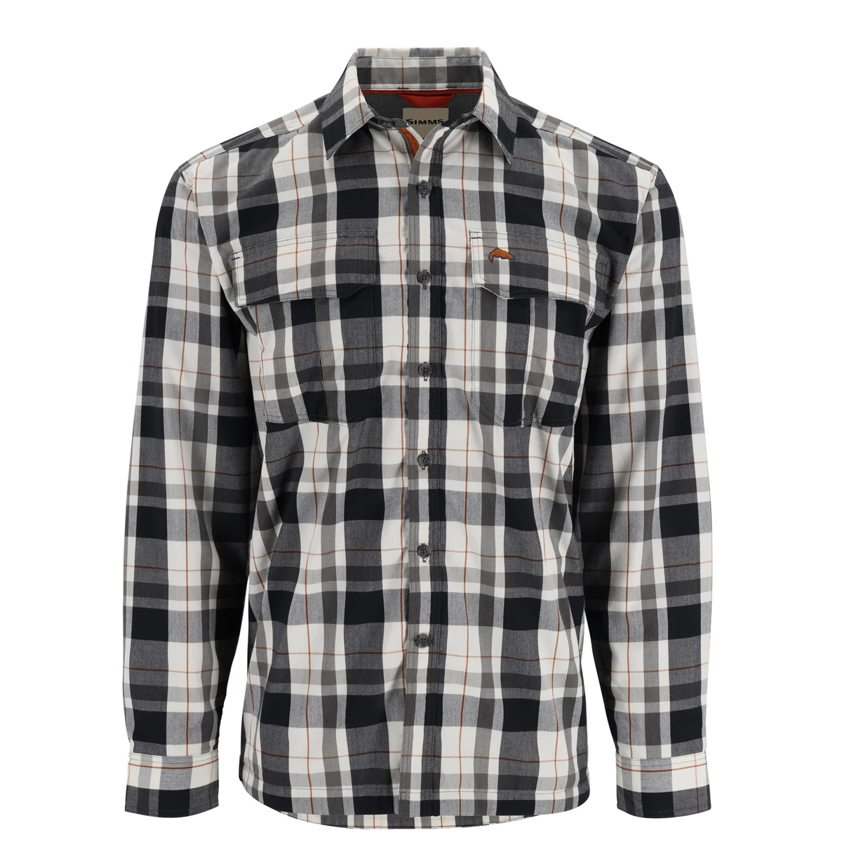 Сорочка Simms ColdWeather Shirt Gunmetal Logan Plaid XXL фото 2