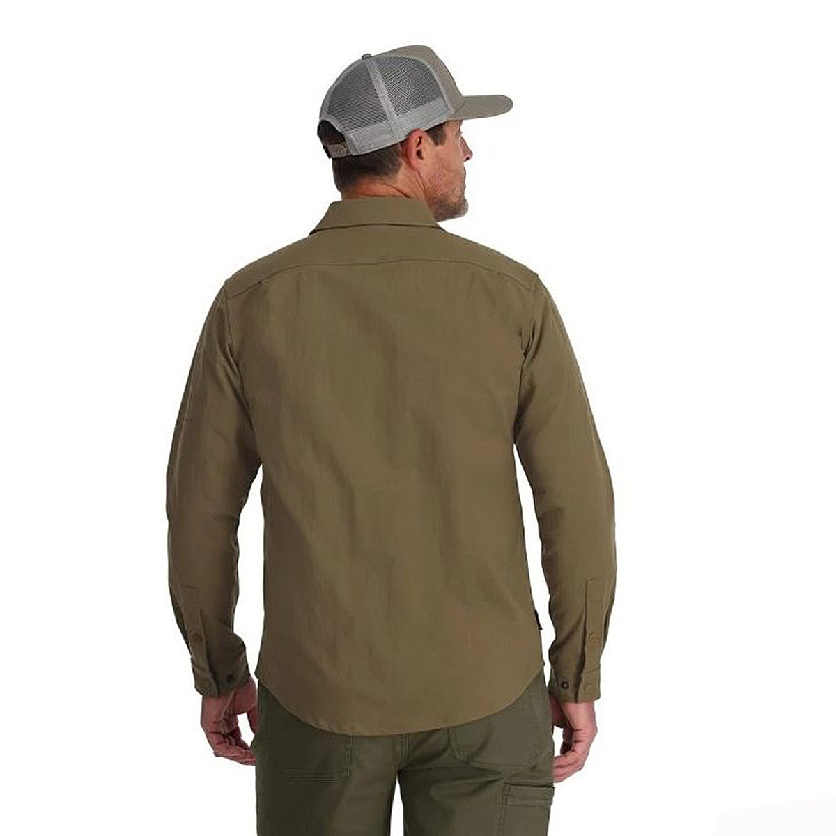 Сорочка Simms Lodge Work Shirt Driftwood M фото 3