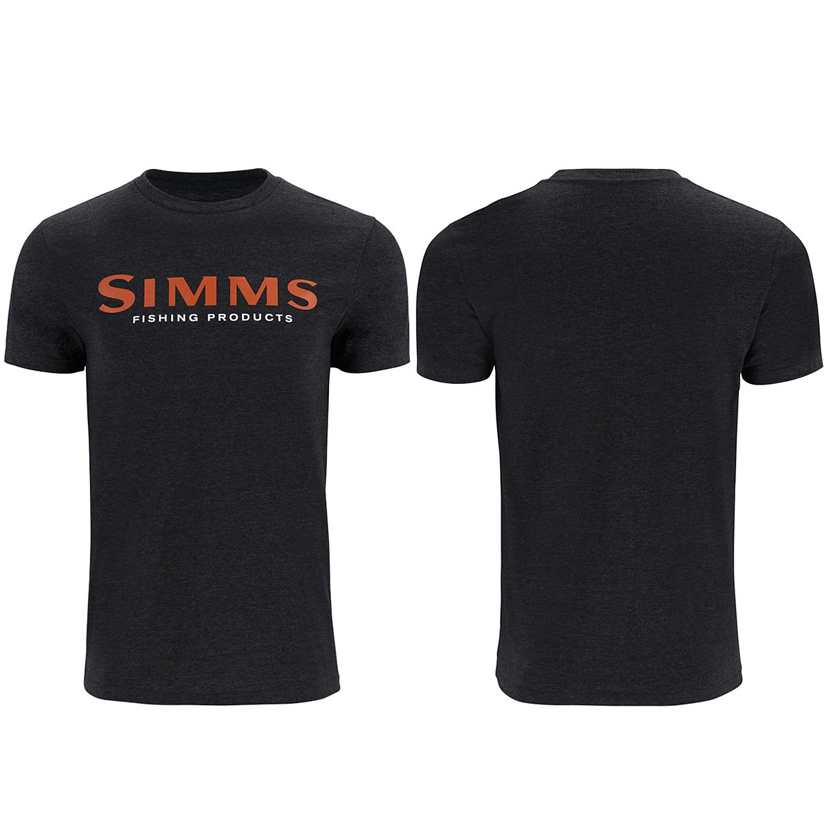 Футболка Simms Logo T-Shirt Dark Gunmetal Heather XXL