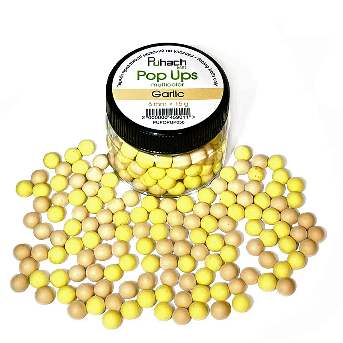 Бойли Puhach Baits Pop Ups 6mm Multicolor Garlic