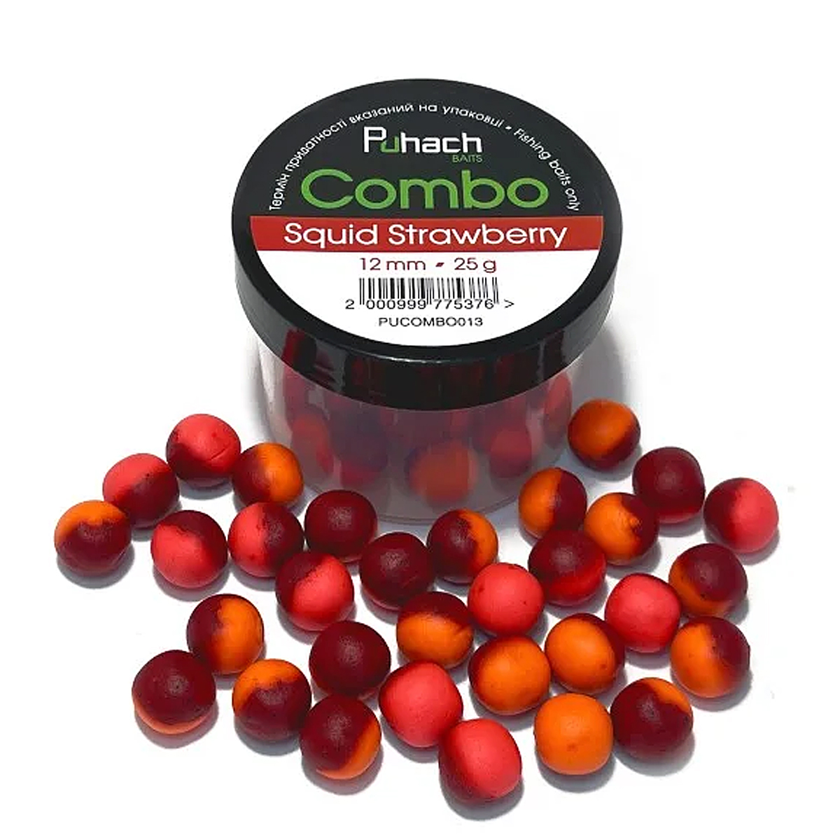 Бойли Puhach Combo 12mm 25g Squid Сranberry