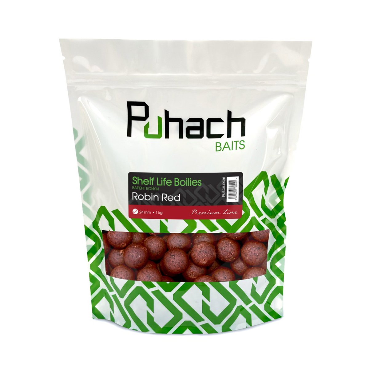 Бойли Puhach Premium Line Shelf Life Boilies 12/14mm Сreamy Сrayfish фото 5