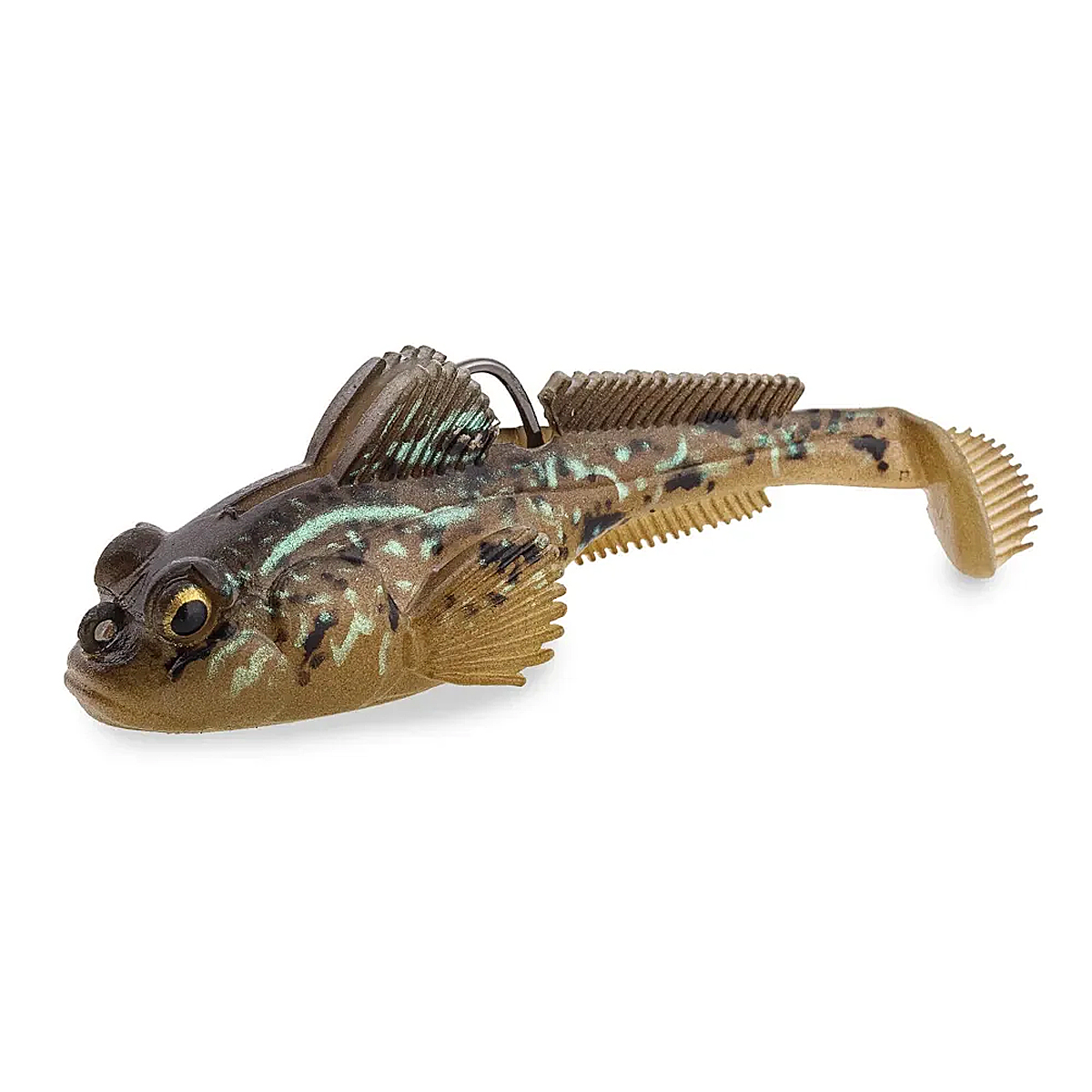 Оснащенный силикон ZMAN Gobius 3" 14g #Natural Goby