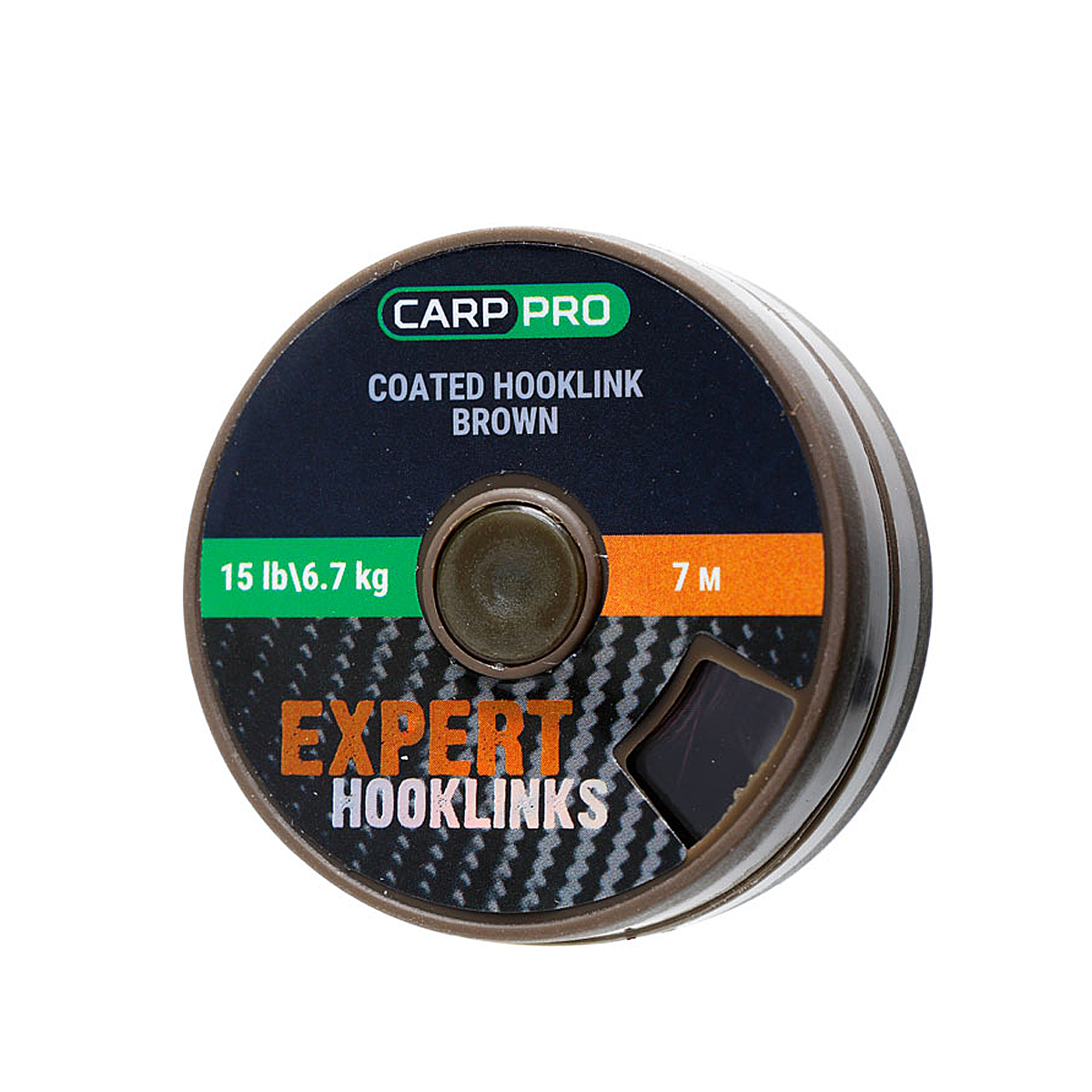Поводковый материал Carp Pro в оболочке коричневый 15LB 7m