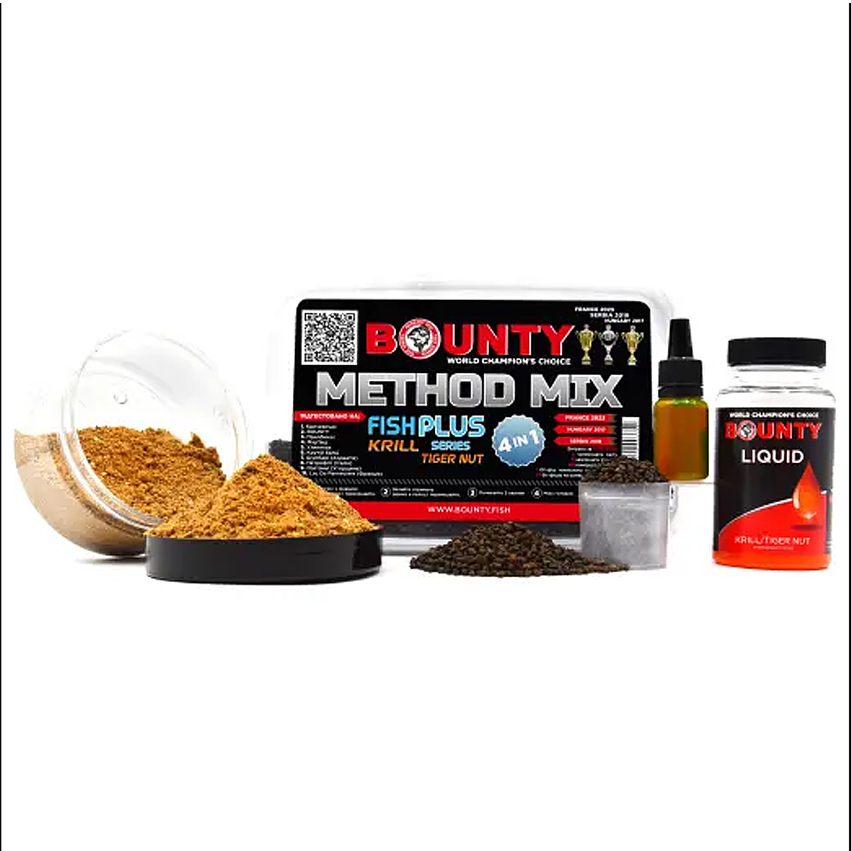 Прикормка Bounty Method Mix4in1 Krill/Tiger Nut