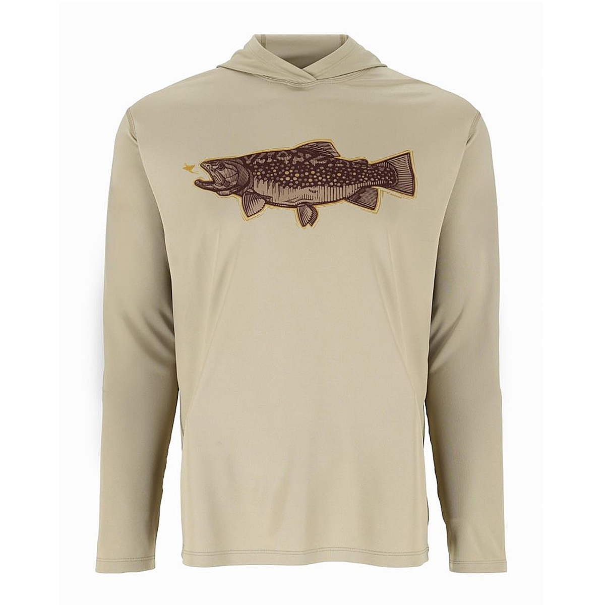Худі Simms Tech Hoody - Artist Series Stone Trout Fly S