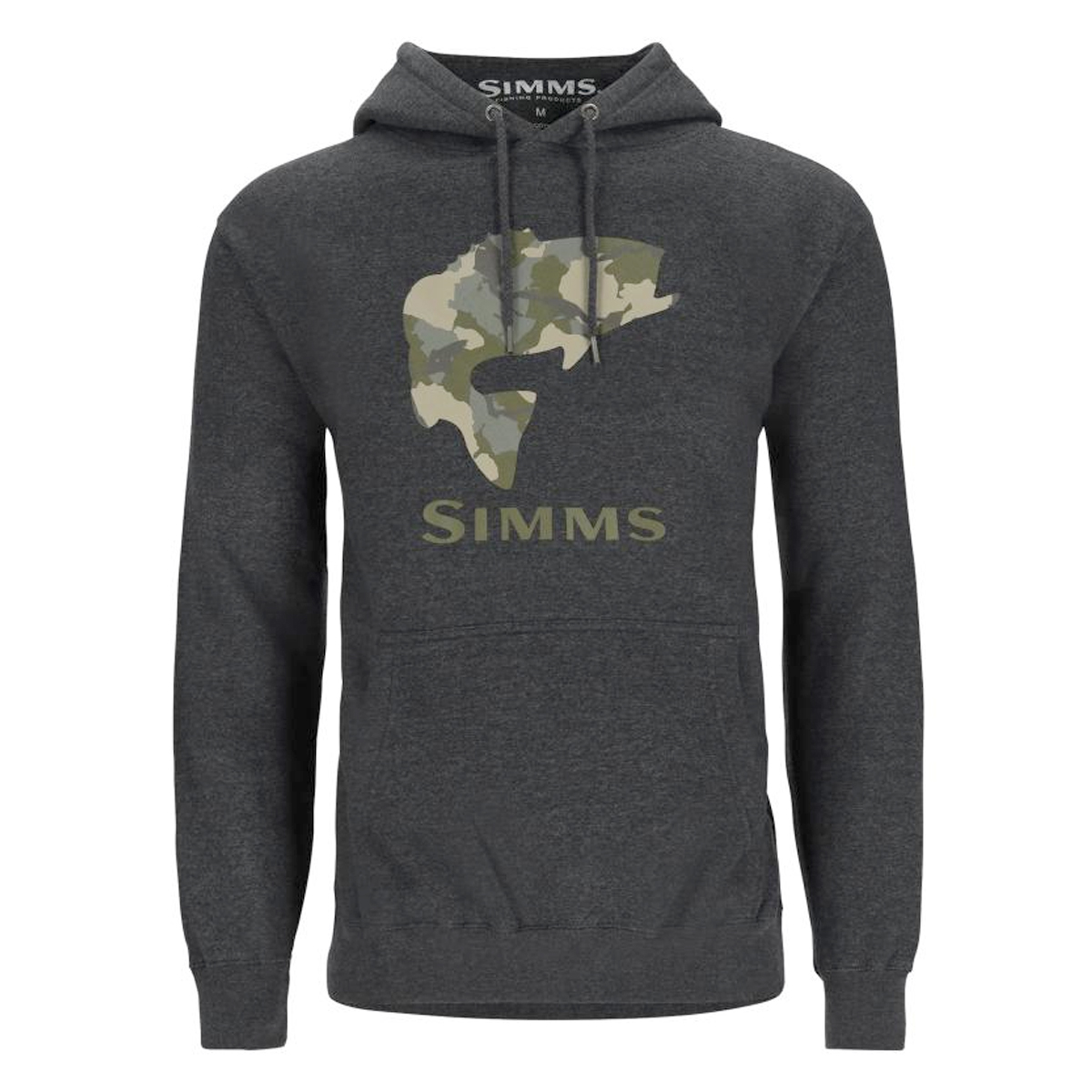 Худи Simms Bass Fill Hoody Charcoal Heather XXL фото 2