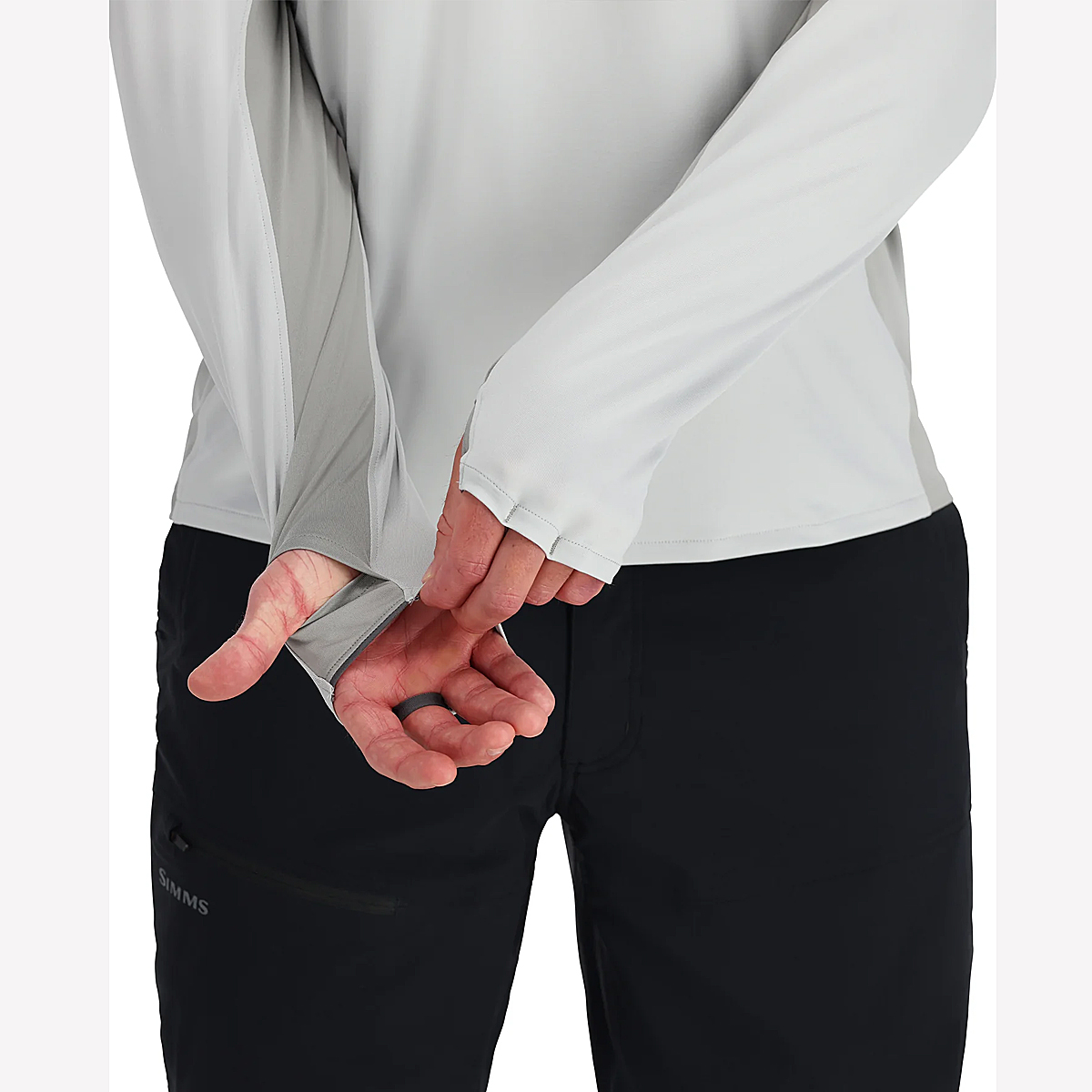 Реглан Simms SolarFlex Crewneck Back Eddy White XL фото 4