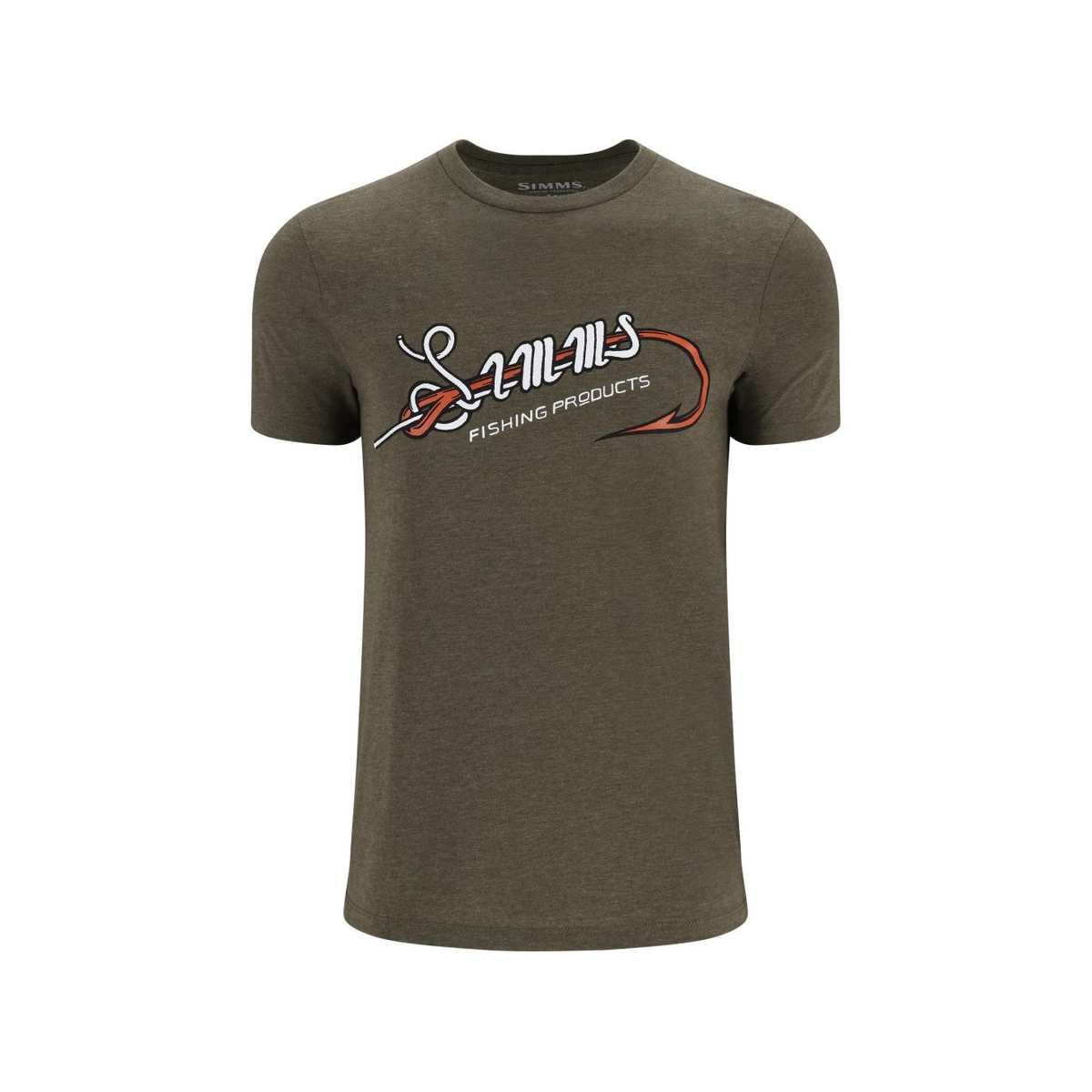 Футболка Simms Hook & Loop T-Shirt Military Heather S