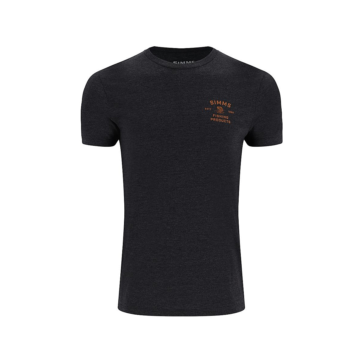 Футболка Simms Stacked Bass T-Shirt Charcoal Heather L