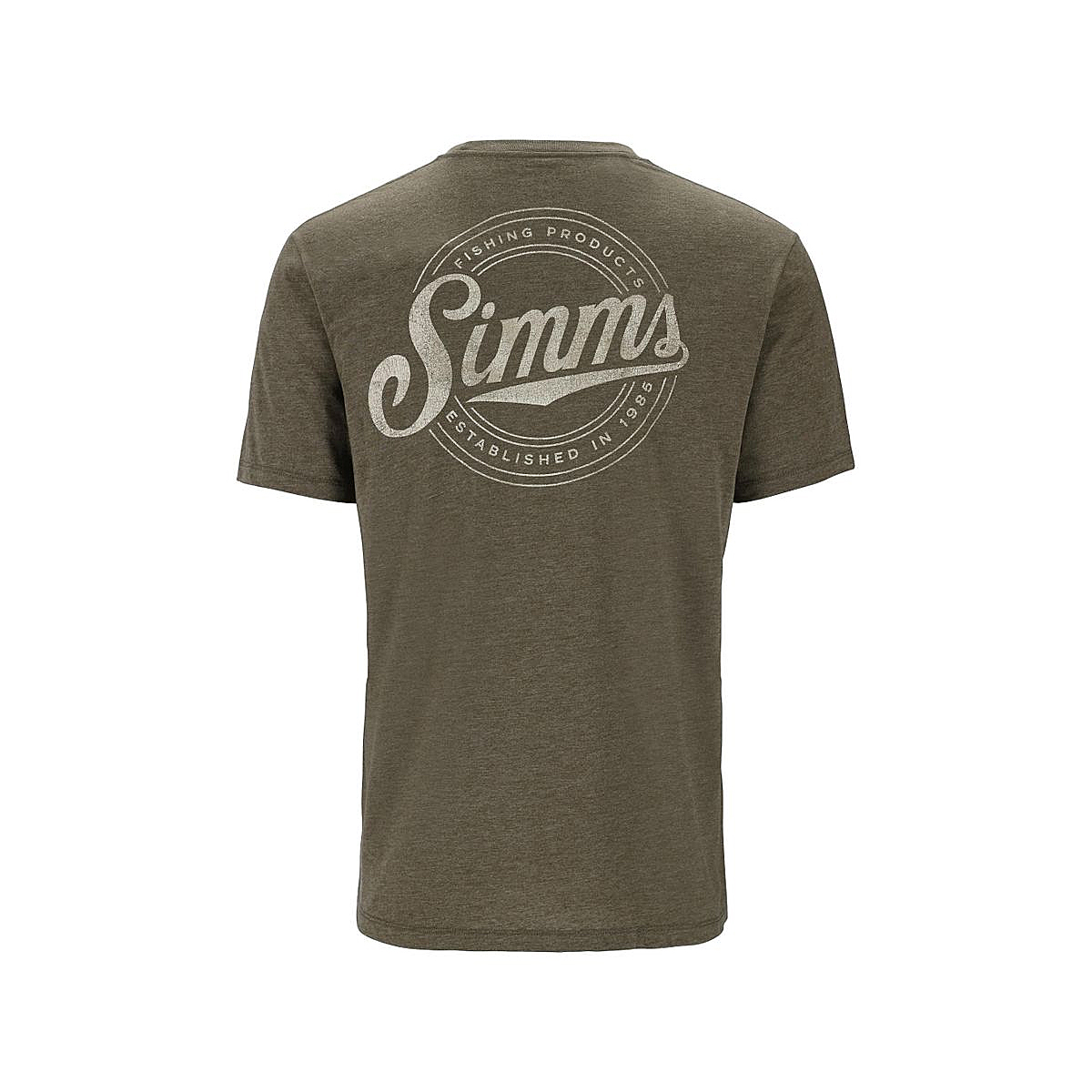Футболка Simms Circle Lockup T-Shirt Military Heather XL фото 2