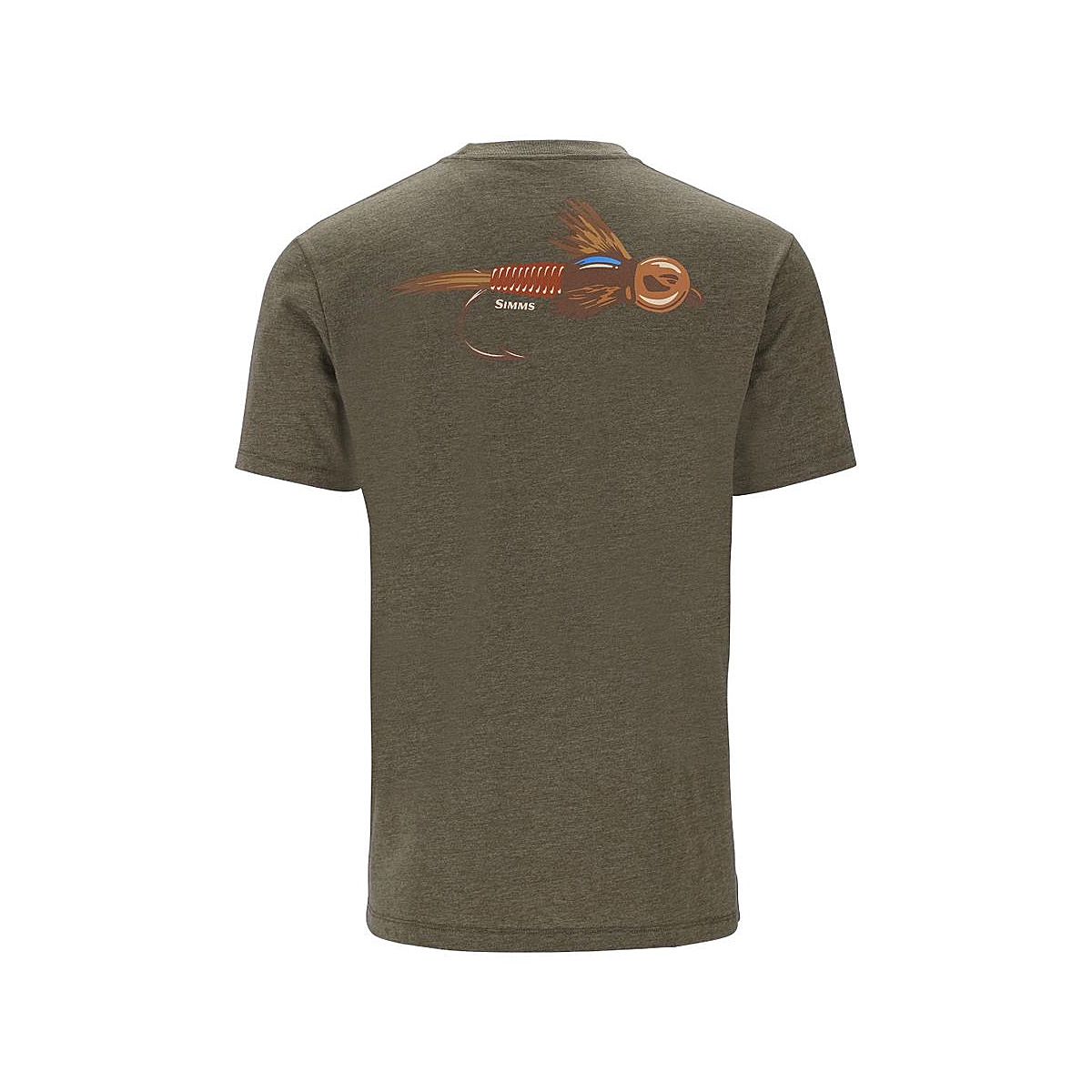 Футболка Simms Let It Fly T-Shirt Military Heather L фото 2