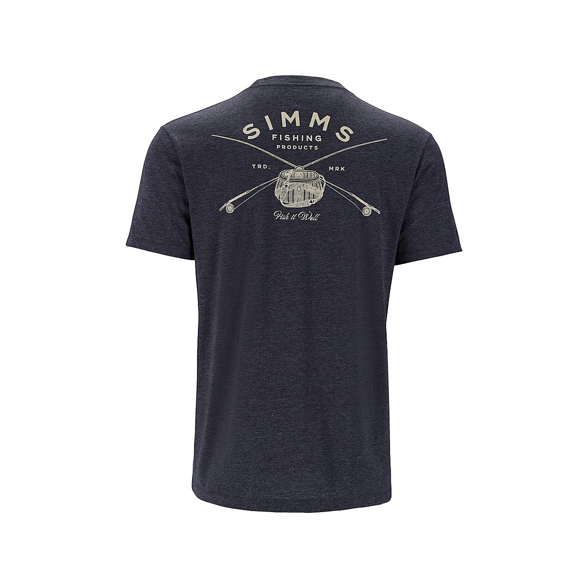 Футболка Simms Classic Tackle T-Shirt Navy Heather XL фото 2