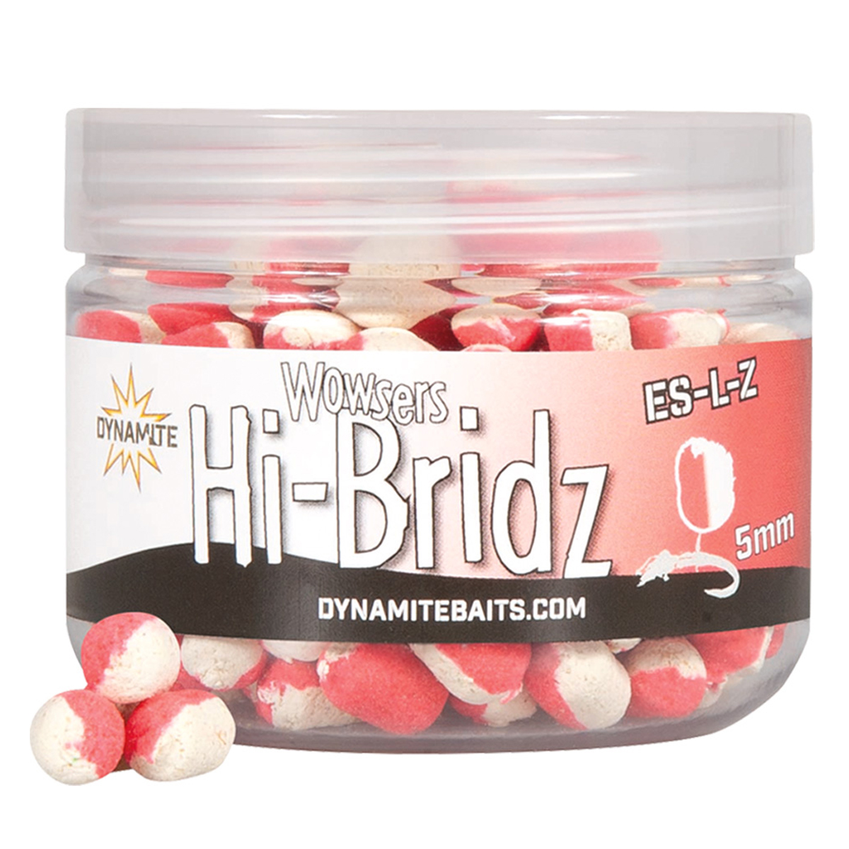 Бойлы Dynamite Baits Wowsers Hi-Bridz ES-L-Z Pink & White 5mm