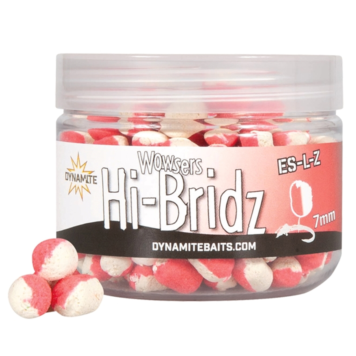Бойлы Dynamite Baits Wowsers Hi-Bridz ES-L-Z Pink & White 7mm