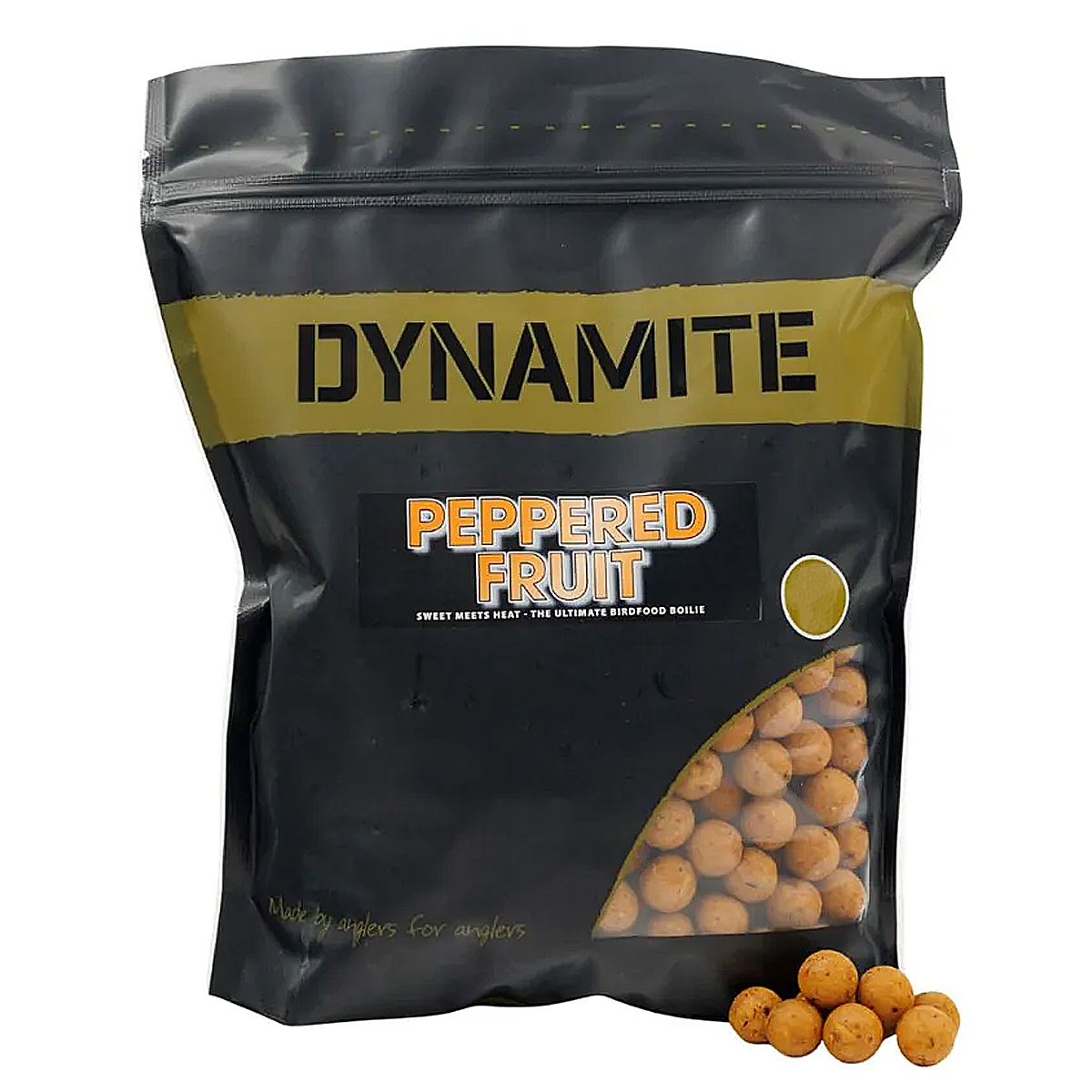 Бойлы Dynamite Baits Peppered Squid Boilies 12mm 1kg