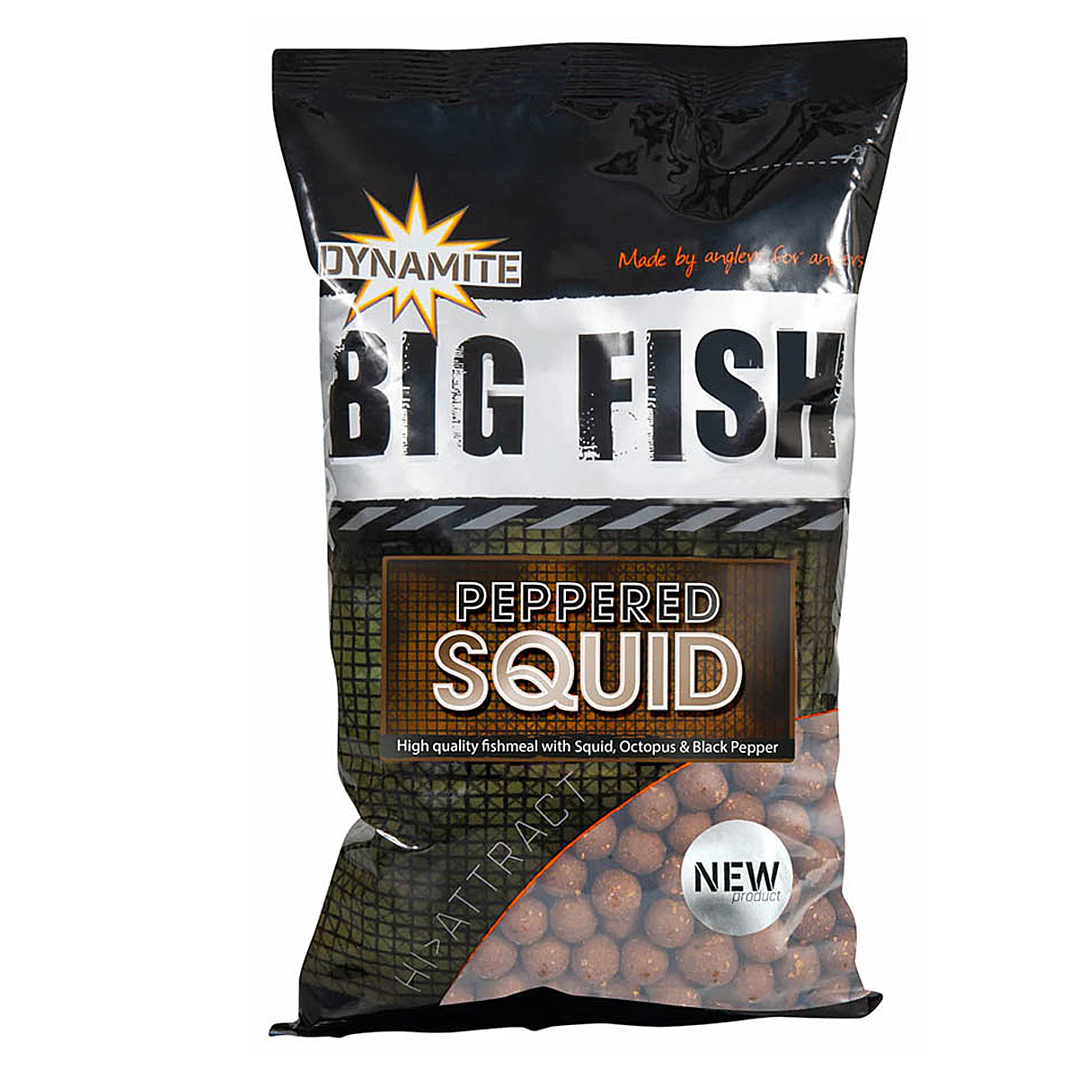 Бойлы Dynamite Baits Peppered Squid Boilies 15mm 1.8kg