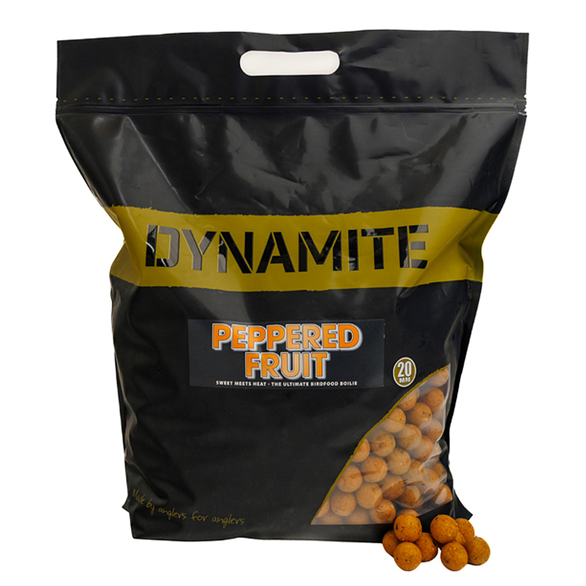 Бойлы Dynamite Baits Peppered Squid Boilies 15mm 1.8kg фото 6