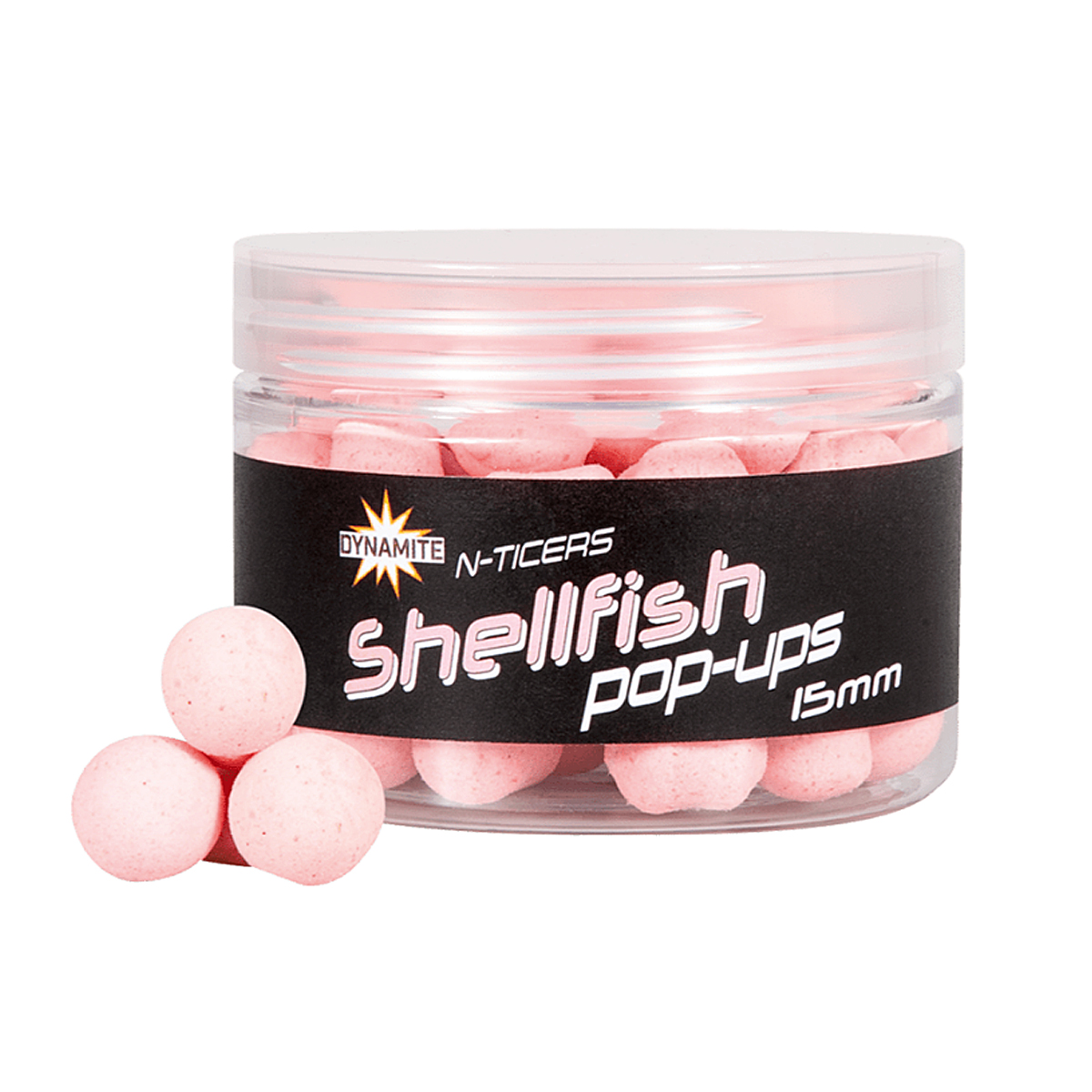 Бойли Dynamite Baits Pop-Up N-Ticers Shellfish 15mm