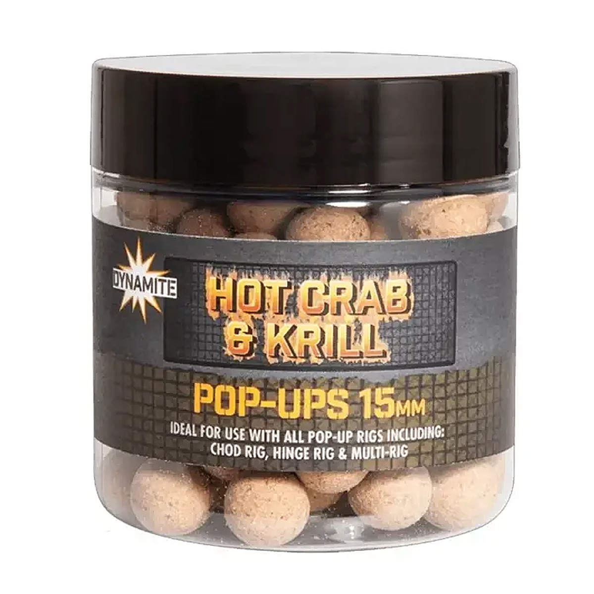 Бойли Dynamite Baits Pop Up Hot Crab & Krill Foodbait 15mm