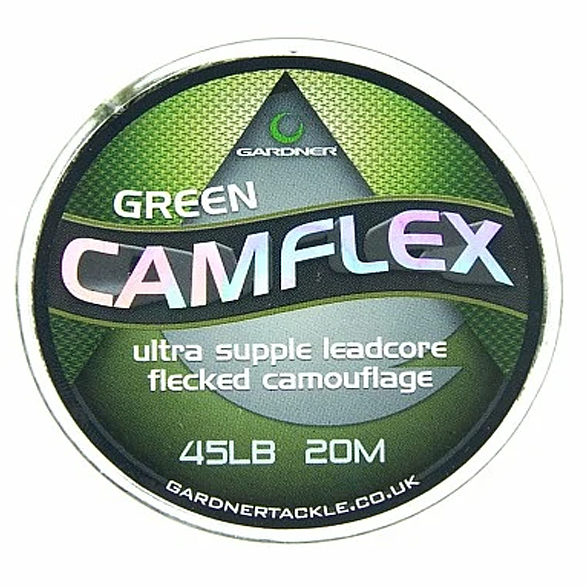 Лидкор Gardner Leadcore Camflex 45Ib 20.4kg 20m Green