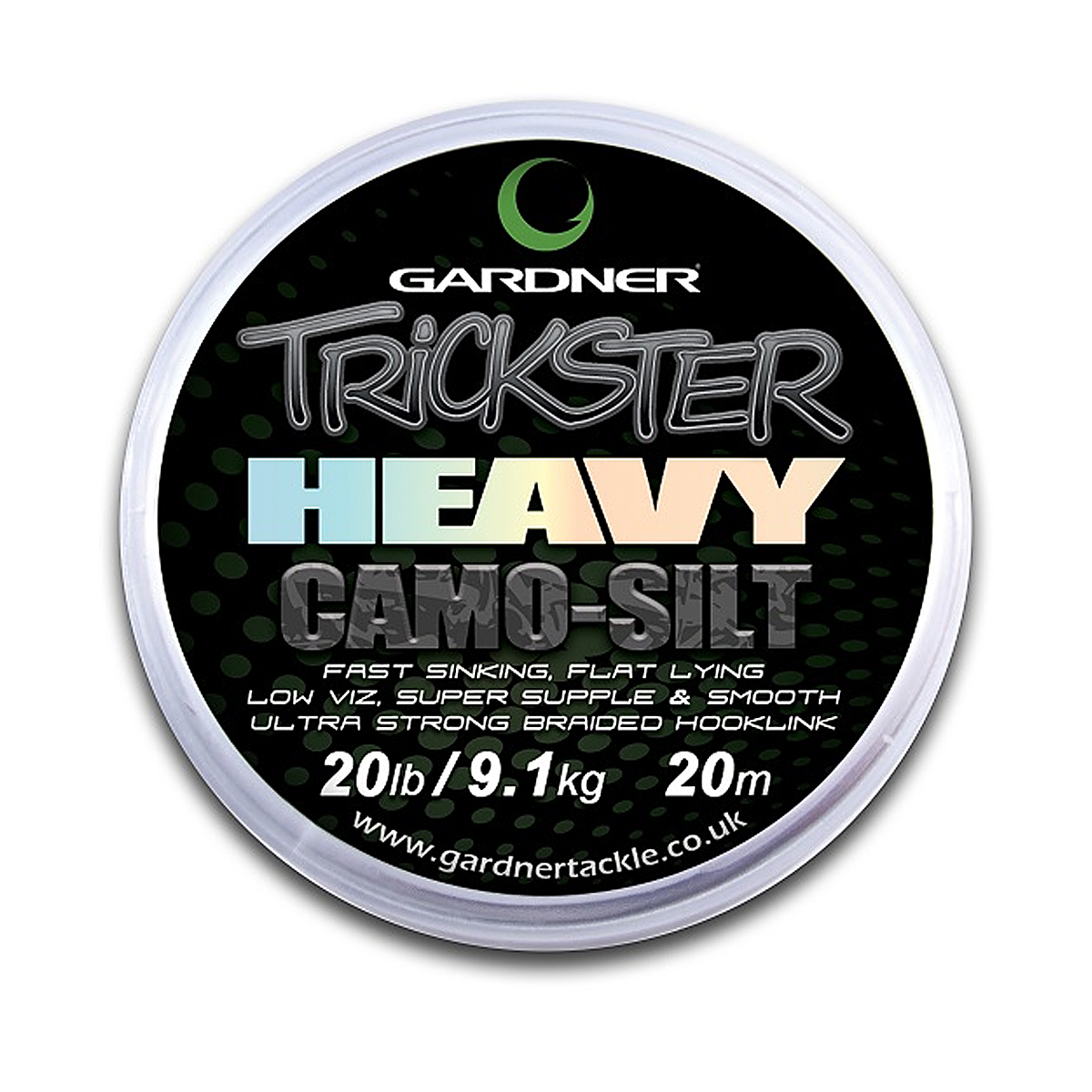 Поводочный материал Gardner Trickster Heavy Camo 20Lb 9.1kg Silt