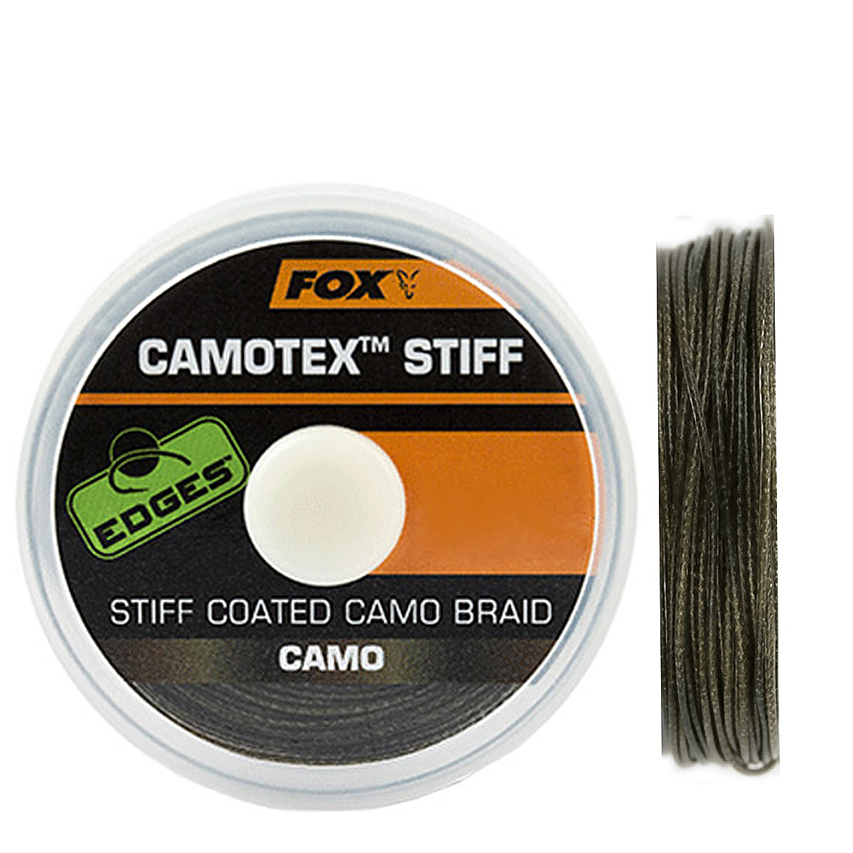 Поводочный материал Fox Camotex Stiff 20m 9.1kg/20lb