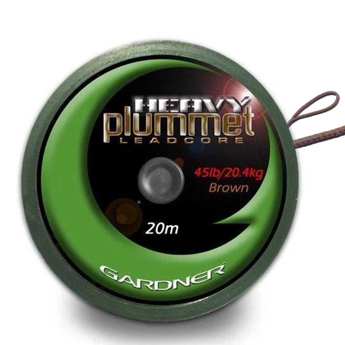 Лидкор Gardner Heavy Plummet Leadcore 45Ib коричневый