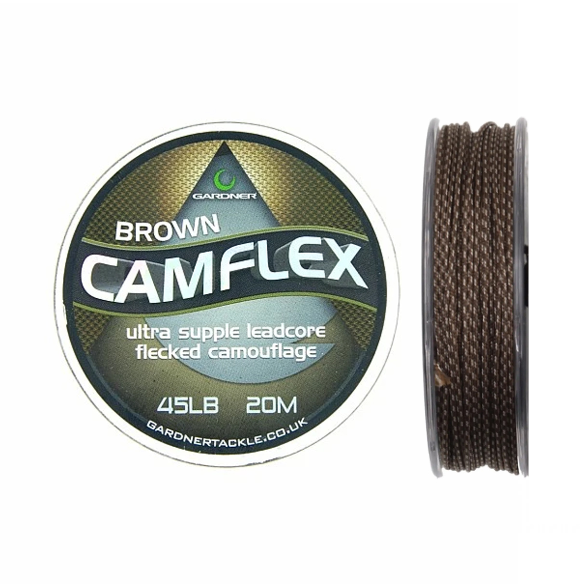 Лідкор Gardner Leadcore Camflex 45Ib 20.4kg 20m Camo brown