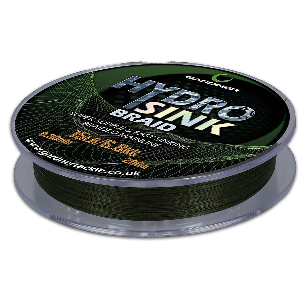 Шнур Gardner Hydro-Sink Braid 15lb 6.8kg 0.30mm 200m