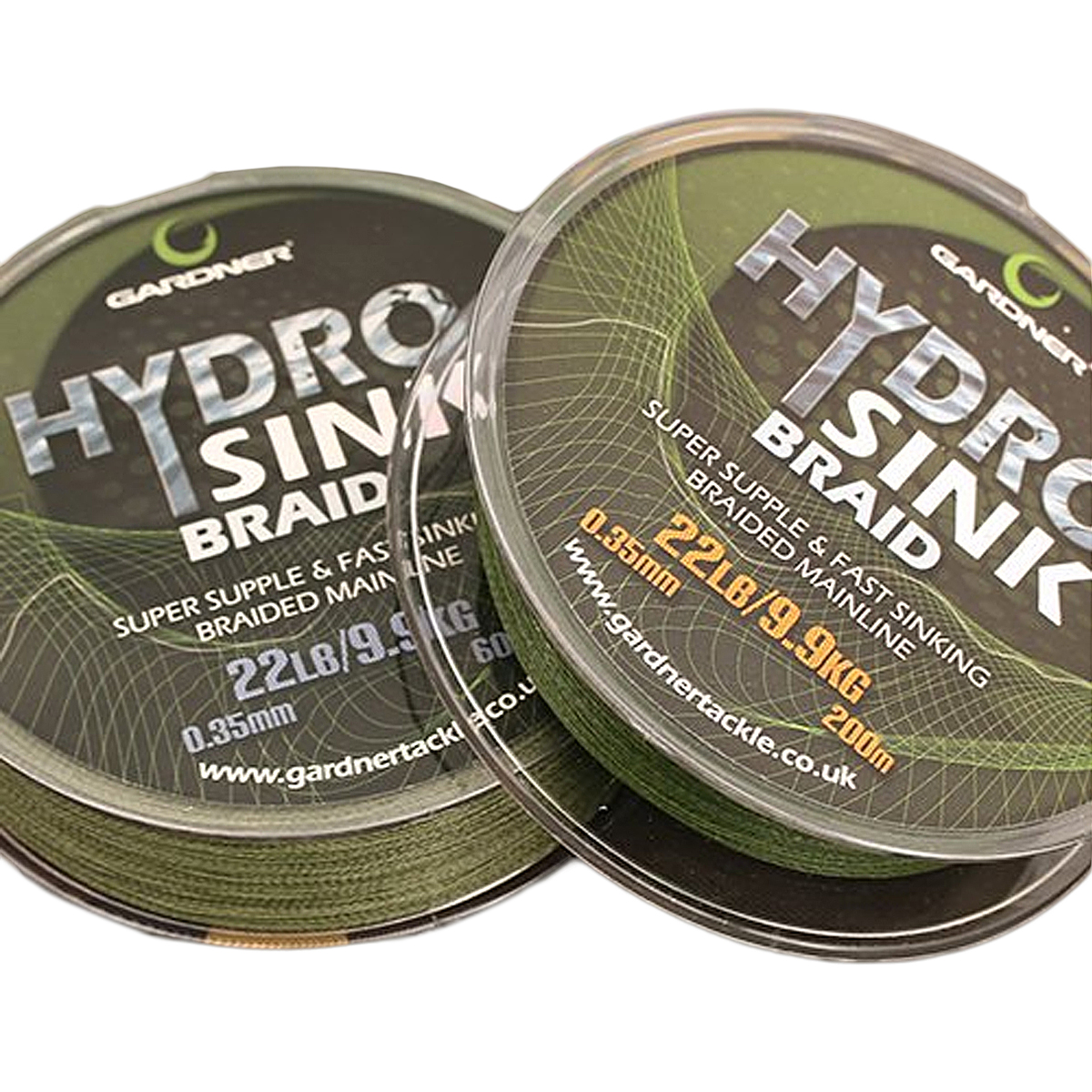 Шнур Gardner Hydro-Sink Braid 22lb 9.9kg 0.35mm 200m