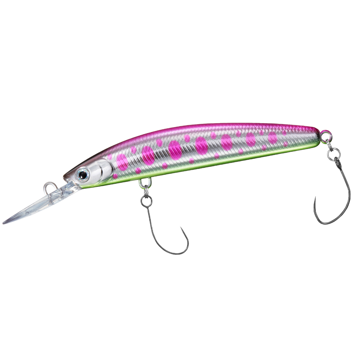 Воблер Daiwa Presso Double Clutch 60F1 60mm 2.9g #Pink Yamame Chart Belly