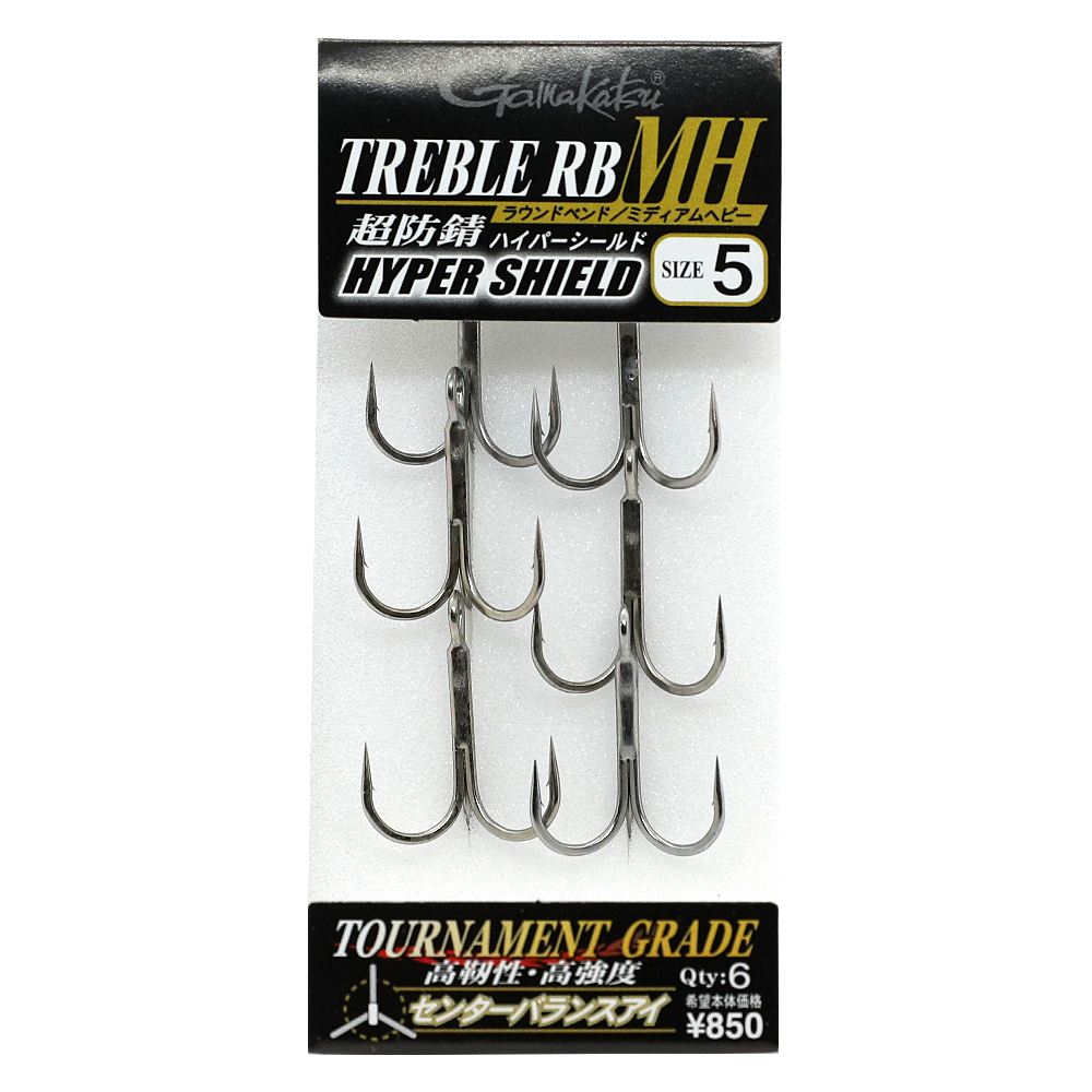 Тройник Gamakatsu Treble RB-MH #10 6pcs фото 12