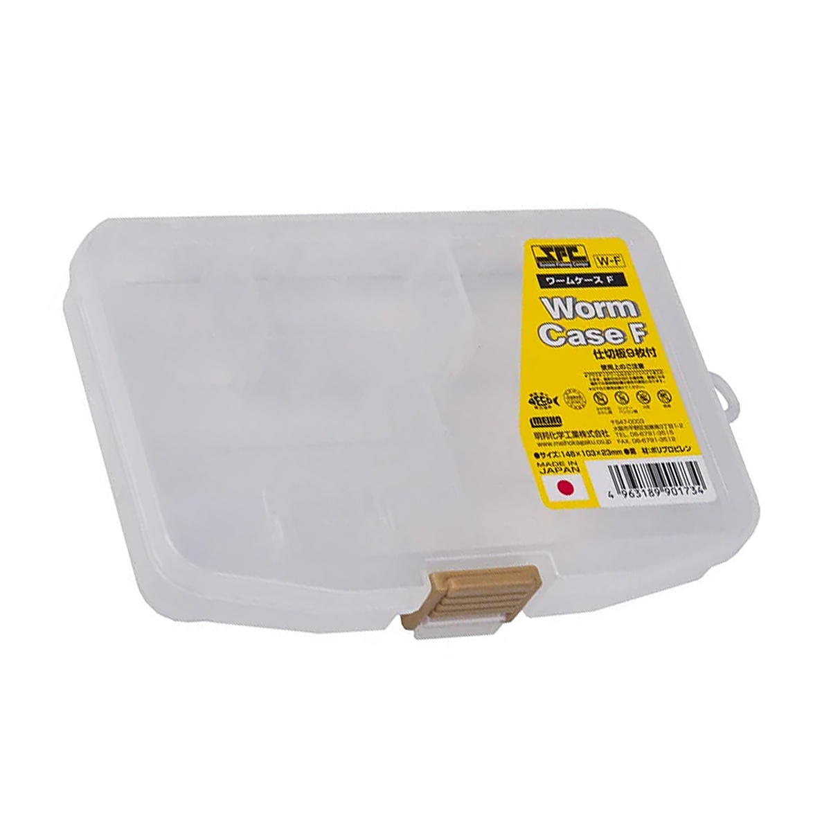 Коробка Meiho Worm Case F (W-F) 146х103х23 clear фото 2