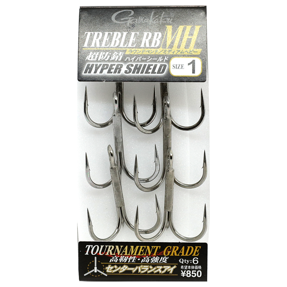 Тройник Gamakatsu Treble RB-MH #12 6pcs фото 7