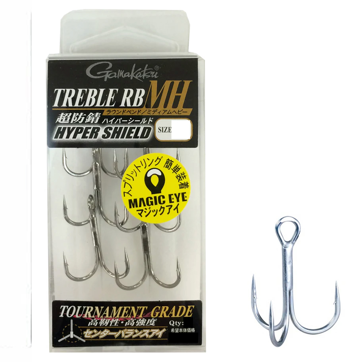 Трійник Gamakatsu Treble RB-MH #14 6pcs фото 3