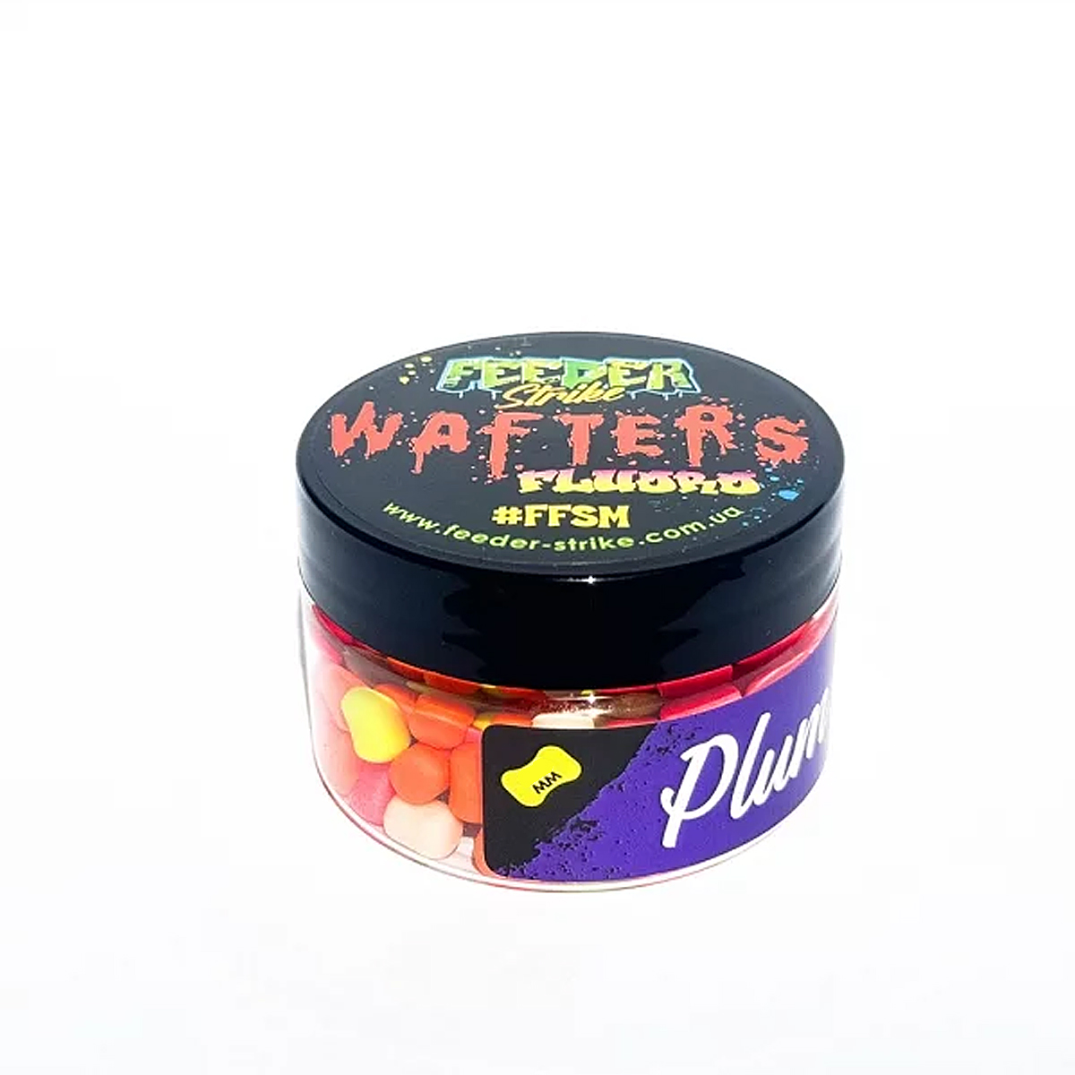 Бойлы Feeder Strike Wafters Fluoro 7x10mm Plum