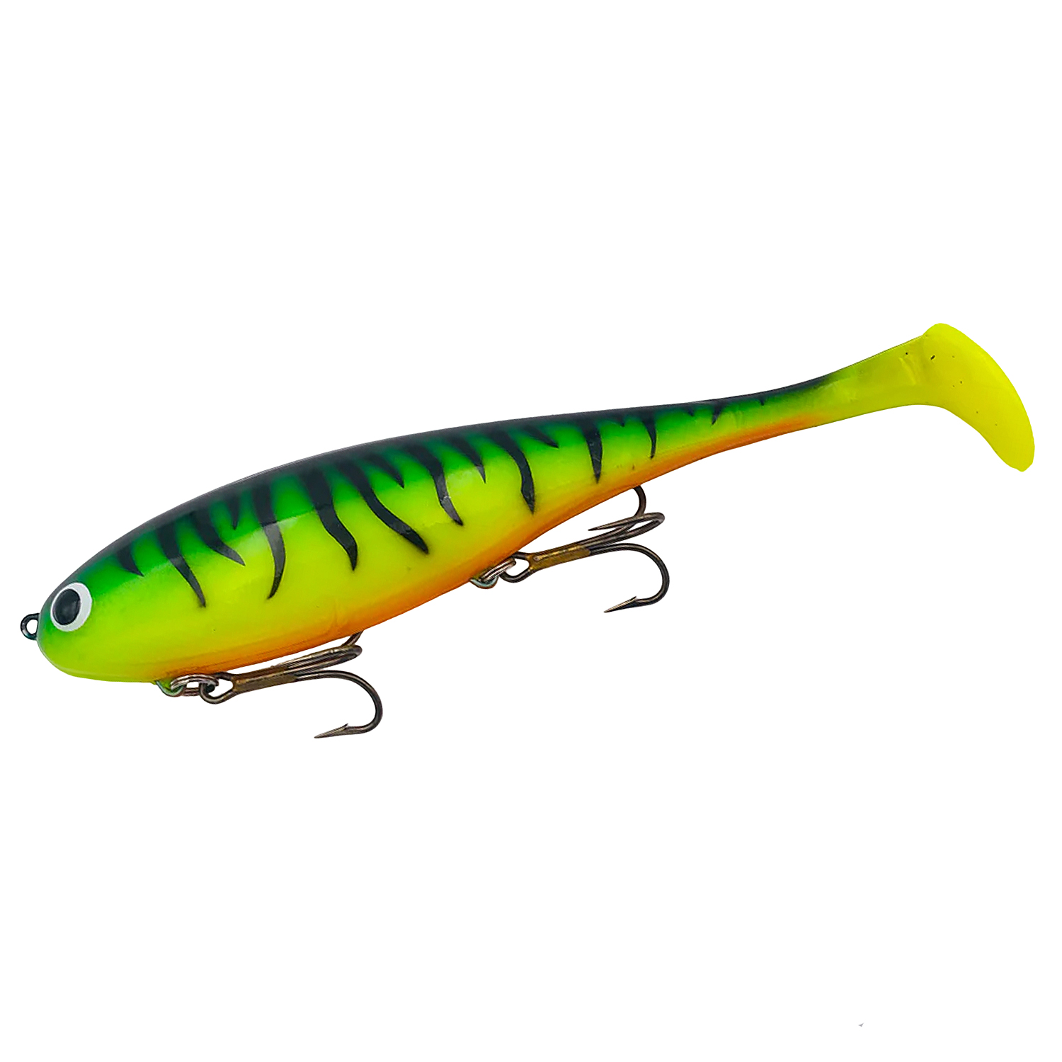 Силикон Musky Innovations Regular Shallow Swimmin' Dawg 8" #Fire Tiger