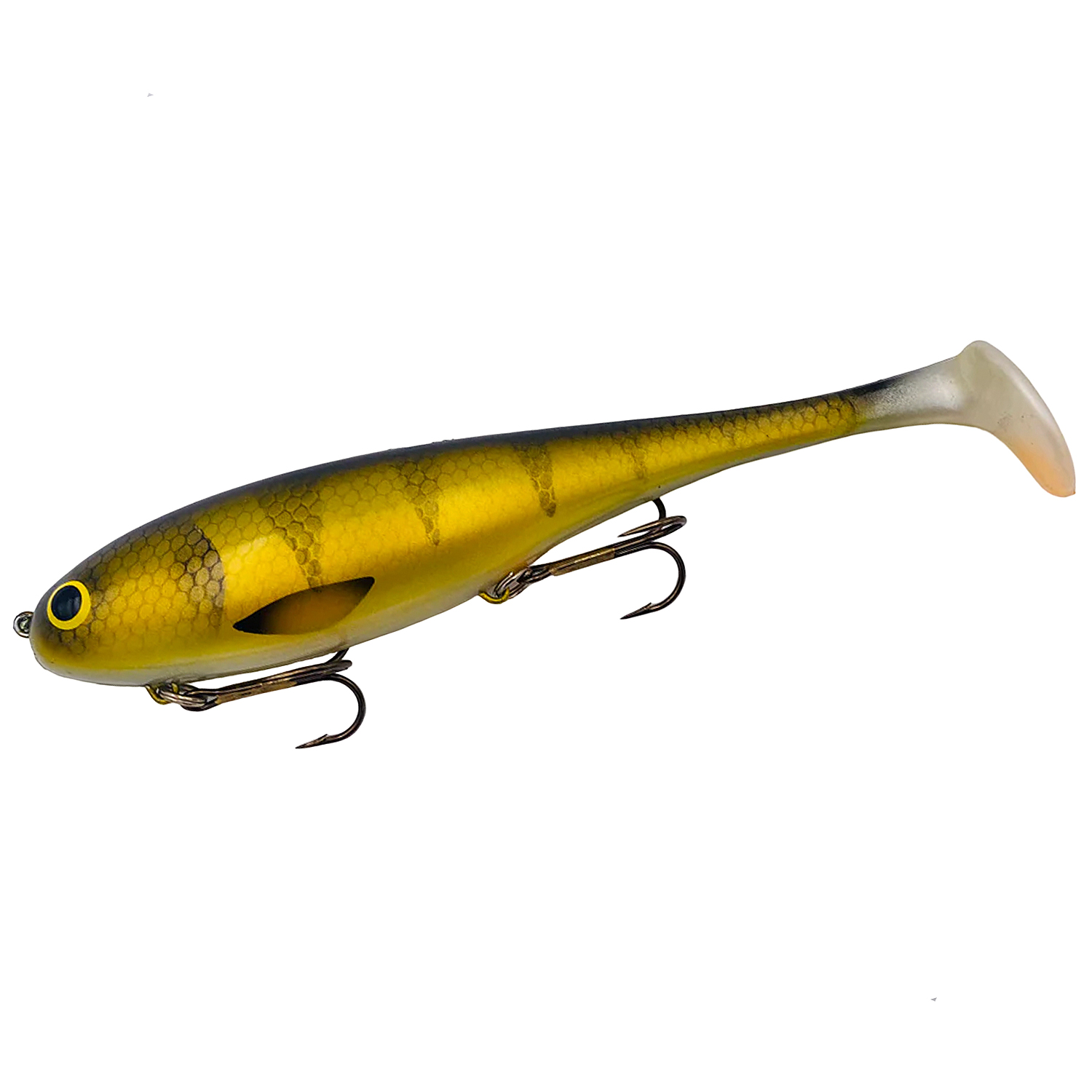Силикон Musky Innovations Regular Shallow Swimmin' Dawg 8" #Natural Perch