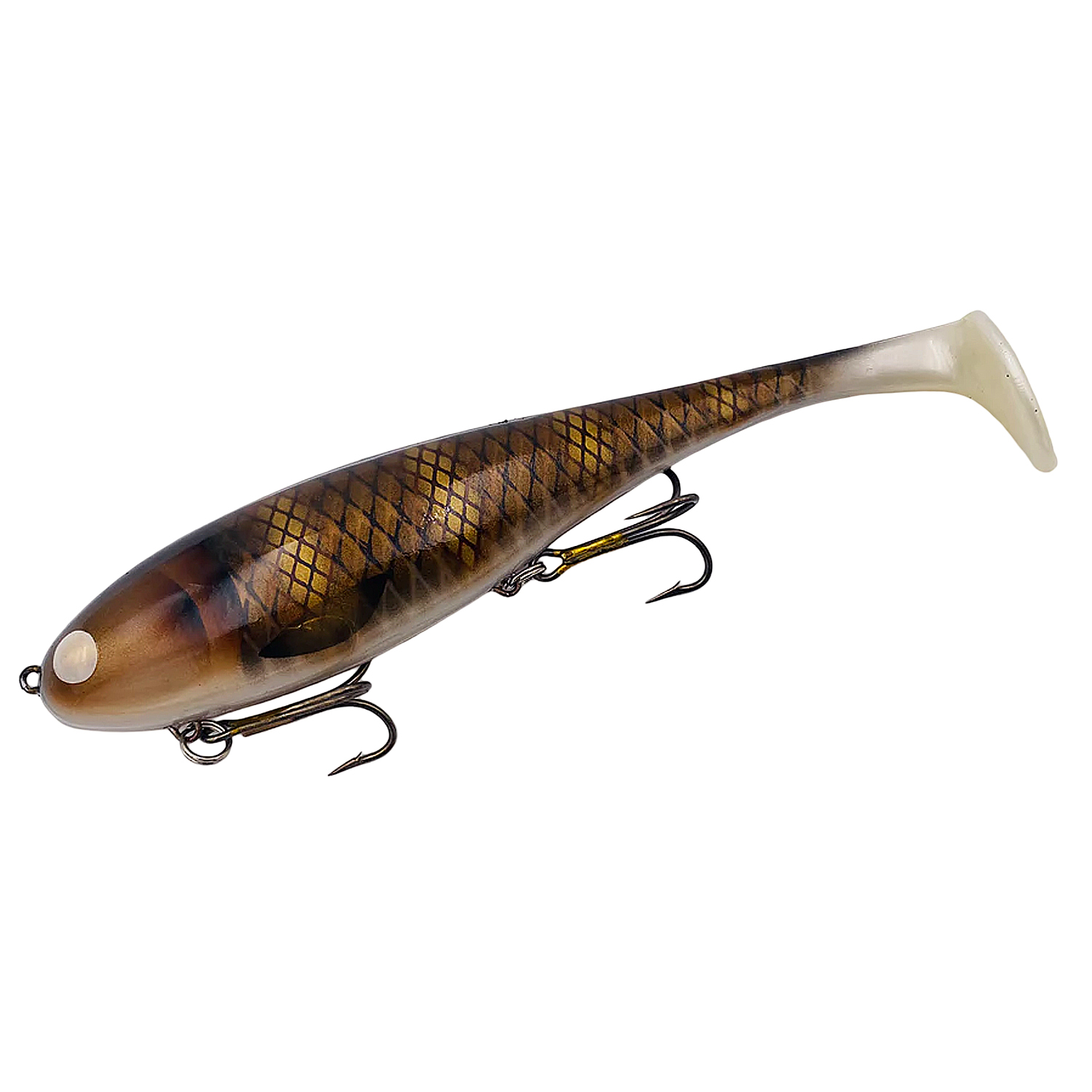Силикон Musky Innovations Regular Shallow Swimmin' Dawg 8" #Walleye